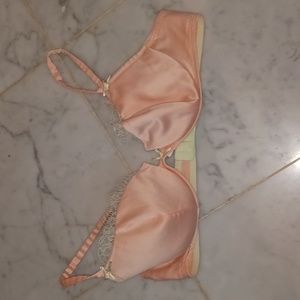 Lejaby satin pink demi bra